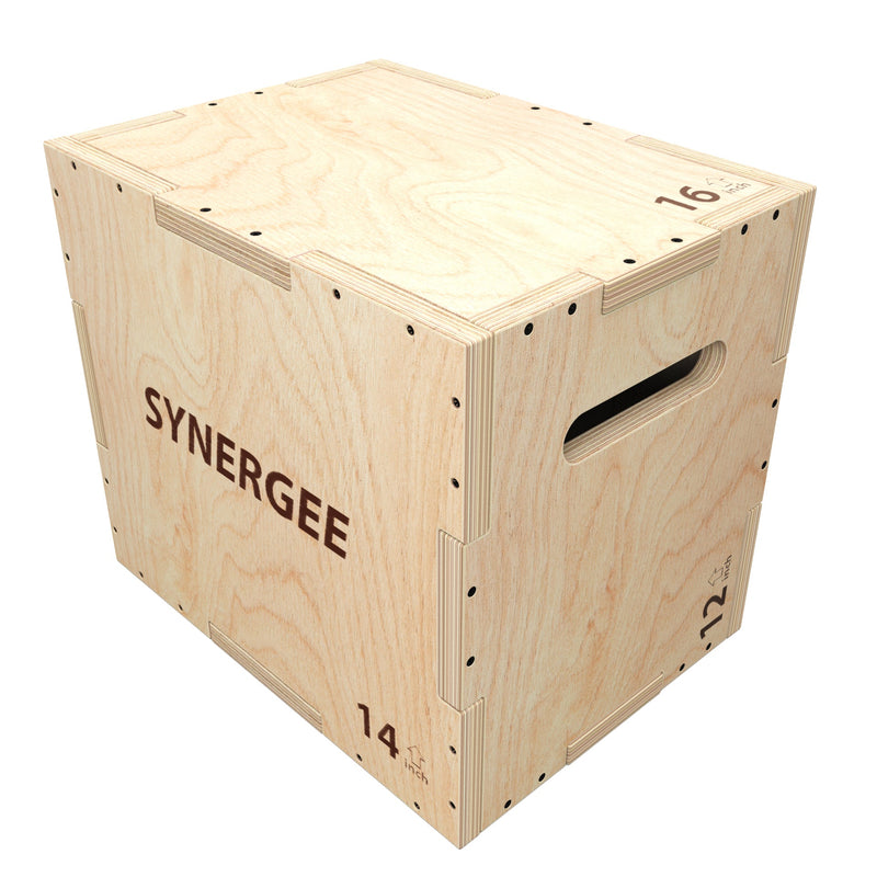 Load image into Gallery viewer, Synergee 3-in-1 Wood Plyo Boxes
