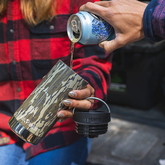 Klean Kanteen - 12oz TKWide with Café Cap - Mossy Oak
