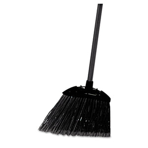 2xSavings - Rubbermaid Angled Lobby Broom, Poly Bristles, 35" Handle, Black