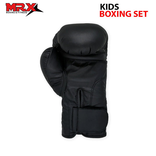 MRX - Kids Boxing Gloves 6 Oz With Filled Punching Bag Boy Girls Gift