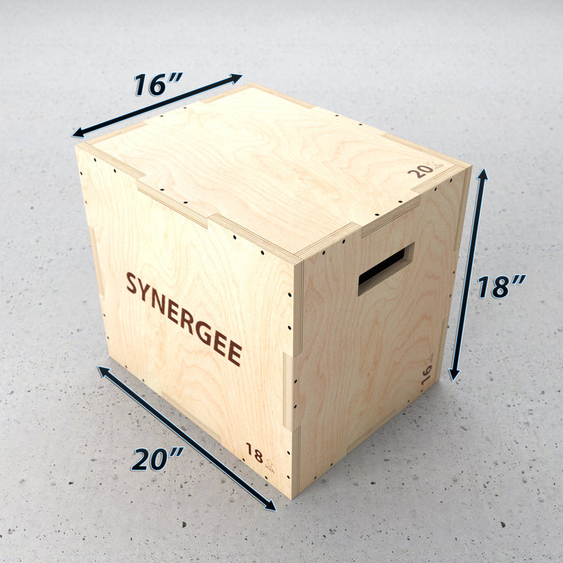 Load image into Gallery viewer, Synergee 3-in-1 Wood Plyo Boxes
