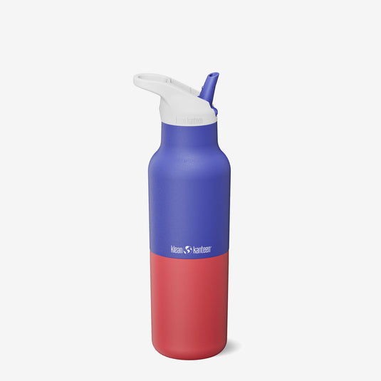 Klean Kanteen - 16oz Rise Classic with Flip Seal Sport Cap - Dazzling Blue Kaleidoscope