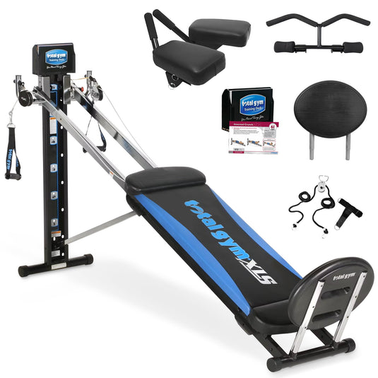 Total Gym Xls Unisex Universal Home Gym Workout Equipment with Ab Crunch Bench