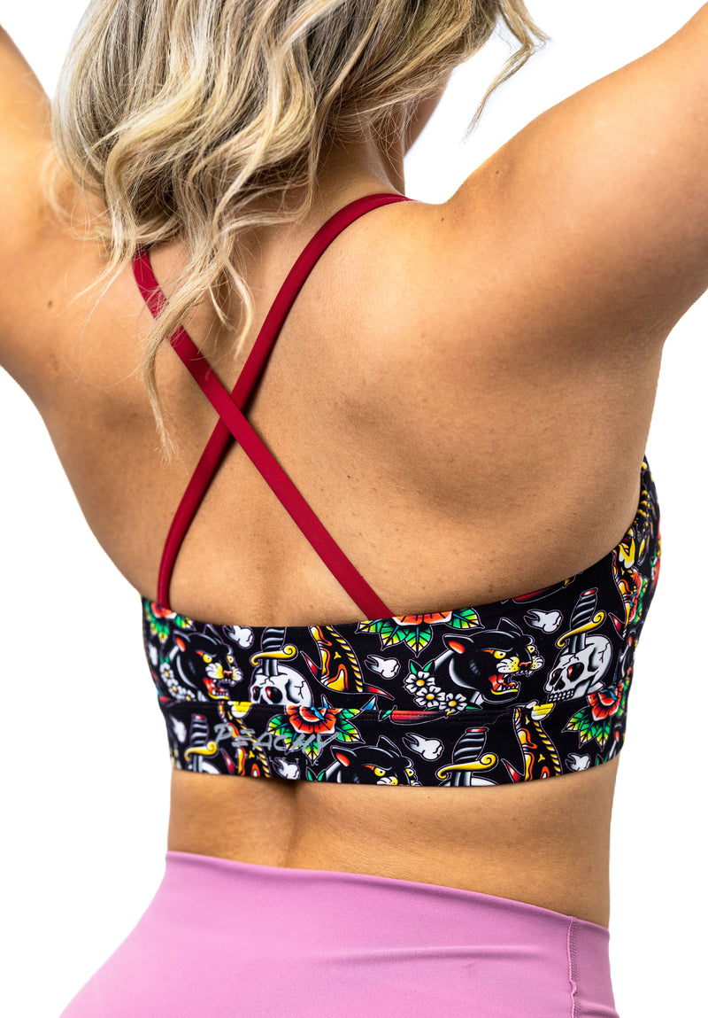 Load image into Gallery viewer, Peachy Athletic - Seventh Heaven Sports Bra (Medium Support) - Tatted and Torn
