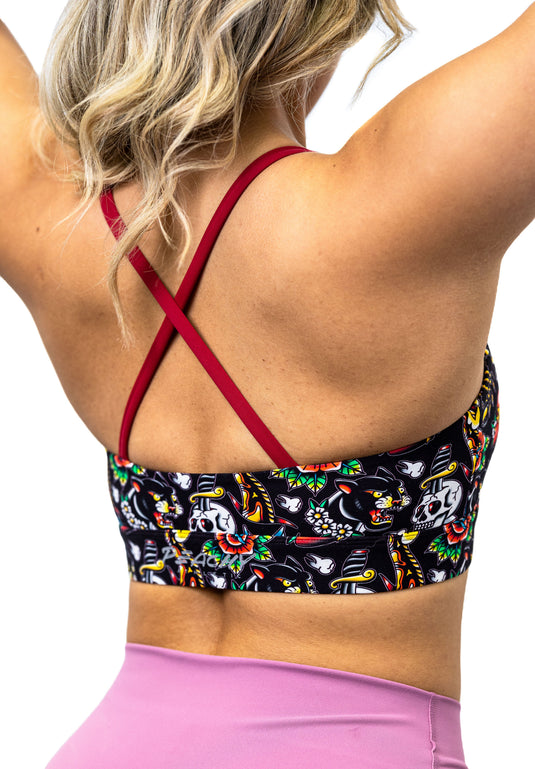 Peachy Athletic - Seventh Heaven Sports Bra (Medium Support) - Tatted and Torn
