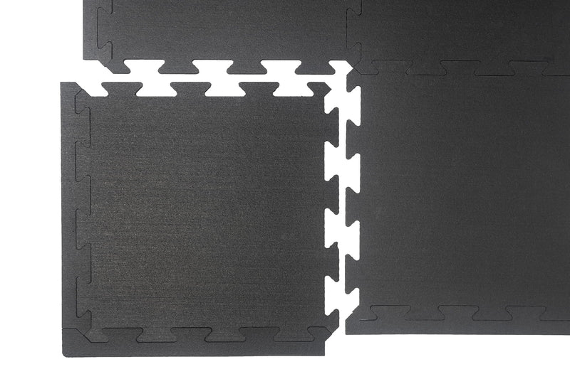 Load image into Gallery viewer, Set of 6 Interlocking Rubber Tiles – 18 inch Diameter - 8mm Thick - Made in the USA
