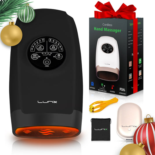 Lunix - LX3 Cordless Hand Massager Black