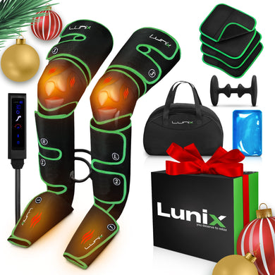 Lunix - LX10 FULL LEG COMPRESSION MASSAGER, WITH HOT/COLD PACK GREEN