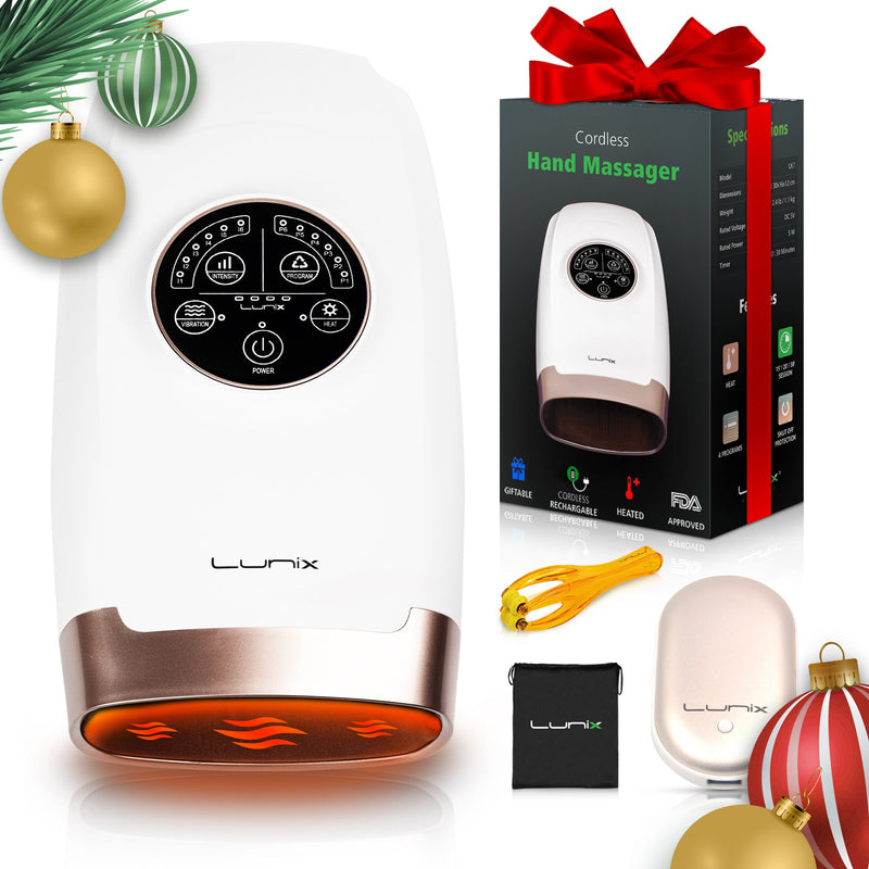 Load image into Gallery viewer, Lunix - LX3 Cordless Hand Massager White
