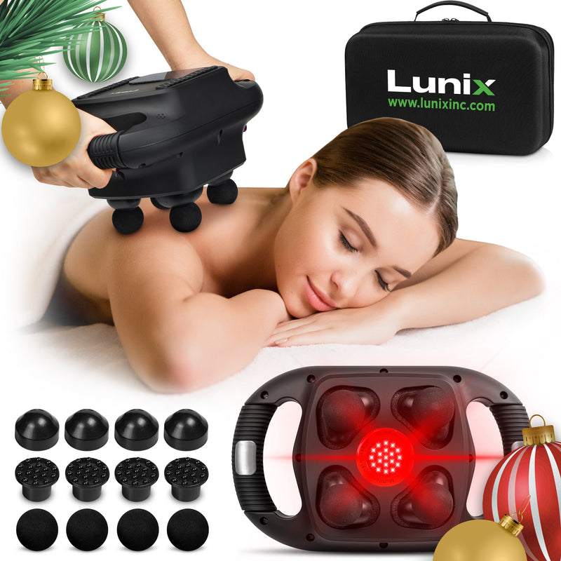 Load image into Gallery viewer, Lunix - LX25 4-Head Professional Massage Deep Tissue Massager

