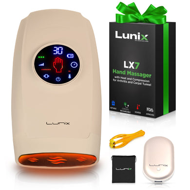 LX7 Touchscreen Hand Massager Beige