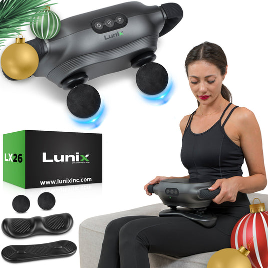 Lunix - LX26 DEEP TISSUE 2-HEAD MASSAGER
