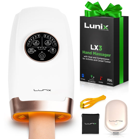 Lunix - LX3 Cordless Hand Massager White