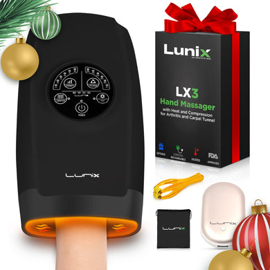 Lunix - LX3 Cordless Hand Massager Black