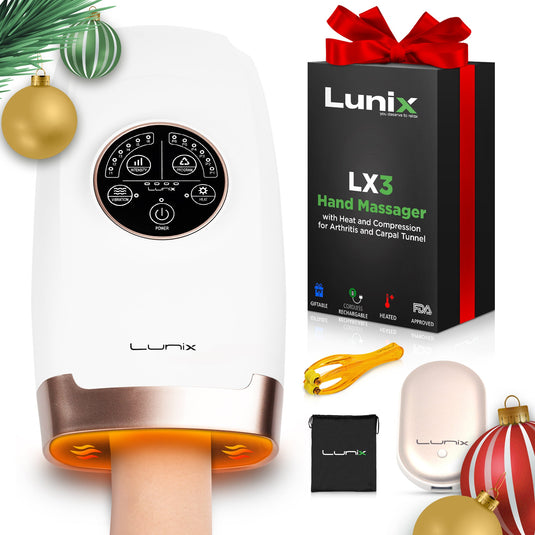 Lunix - LX3 Cordless Hand Massager White