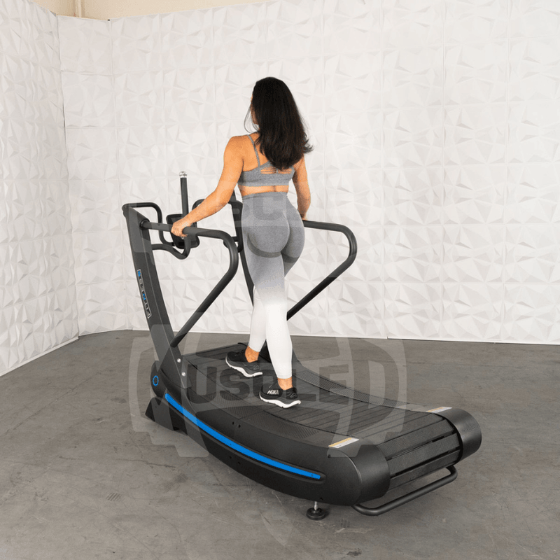 Load image into Gallery viewer, Muscle D Fitness - Commercial Self Powered Curve Treadmill - Standalone
