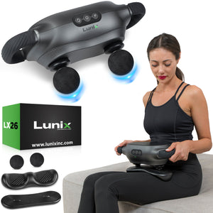 Lunix - LX26 DEEP TISSUE 2-HEAD MASSAGER