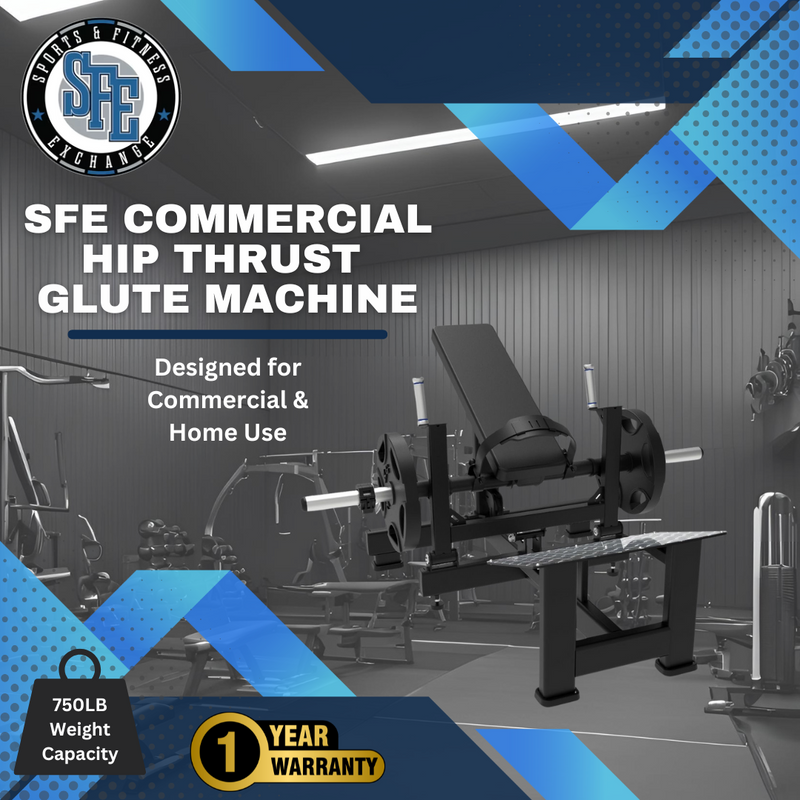 Load image into Gallery viewer, SFE Commercial Plate Loaded Hip Thrust Glute Machine (New)
