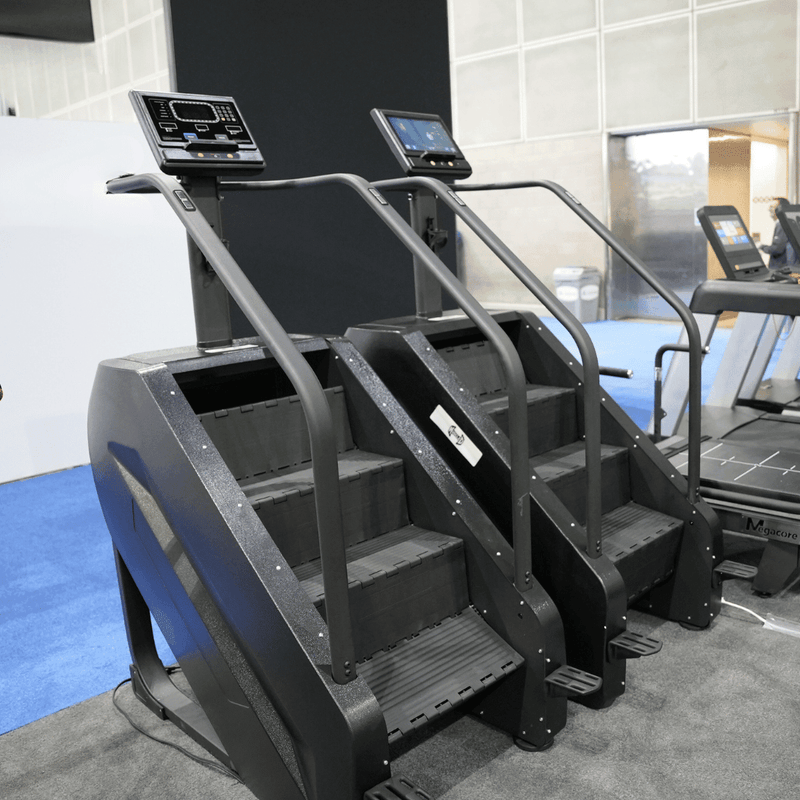 Load image into Gallery viewer, Muscle D Fitness - Commercial Stair Climber - Stepmill - LED Screen - Durable - Black - Heart Rate Monitor
