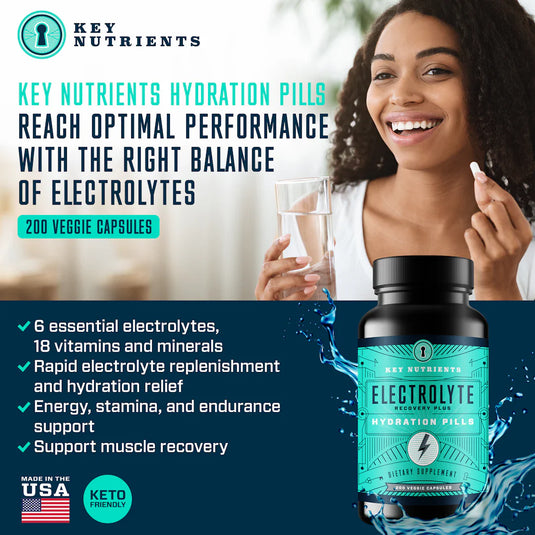 Key Nutrients - Electrolyte Hydration Pills