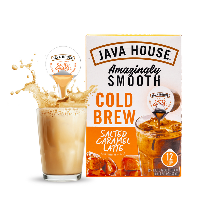 Load image into Gallery viewer, Java House - Latte Cold Brew Coffee Pods Salted Caramel
