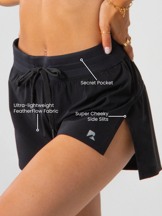 FeatherFlow Flyaway Shorts Black