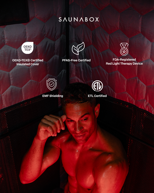 Saunabox - Pulse PRO: Infrared Sauna with Red-Light Therapy