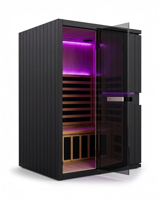 Saunabox - Solara 2-Person: Full Spectrum Infrared Sauna