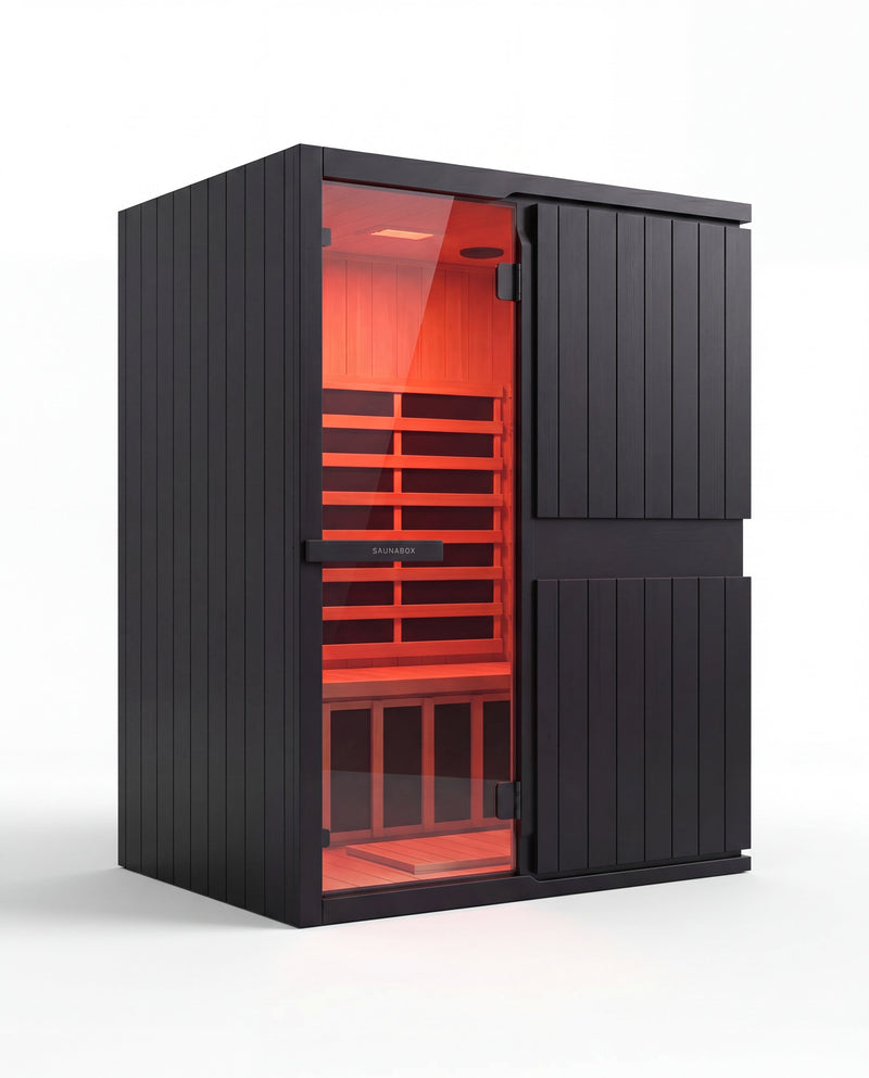 Load image into Gallery viewer, Saunabox - Solara 2-Person: Full Spectrum Infrared Sauna
