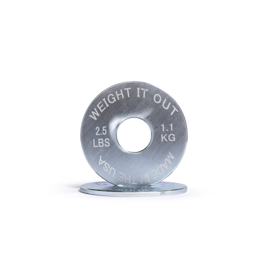 Weight It Out - Pre-Order Only: Custom Engraved Solid Steel Calibrated Weight Plate Pairs American Made