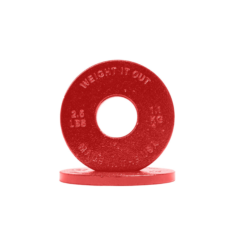 Load image into Gallery viewer, Weight It Out - Standard 1-inch Center Hole Cast Iron Weight Plate Pairs
