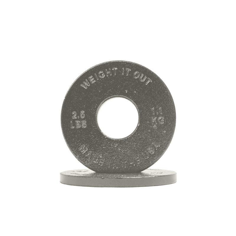 Load image into Gallery viewer, Weight It Out - Standard 1-inch Center Hole Cast Iron Weight Plate Pairs
