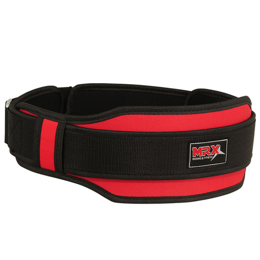 MRX - Weight Lifting Belt With Double Back Support Bodybuilding Gym Training Belt 5" Wide All Sizes