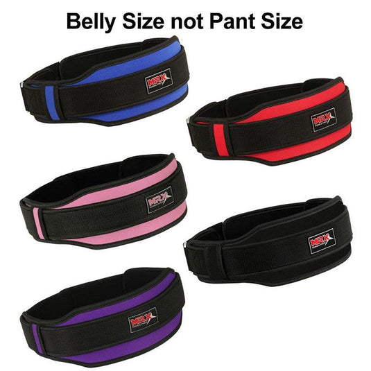 MRX - Weight Lifting Belt With Double Back Support Bodybuilding Gym Training Belt 5