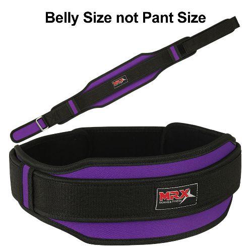 MRX - Weight Lifting Belt With Double Back Support Bodybuilding Gym Training Belt 5" Wide All Sizes