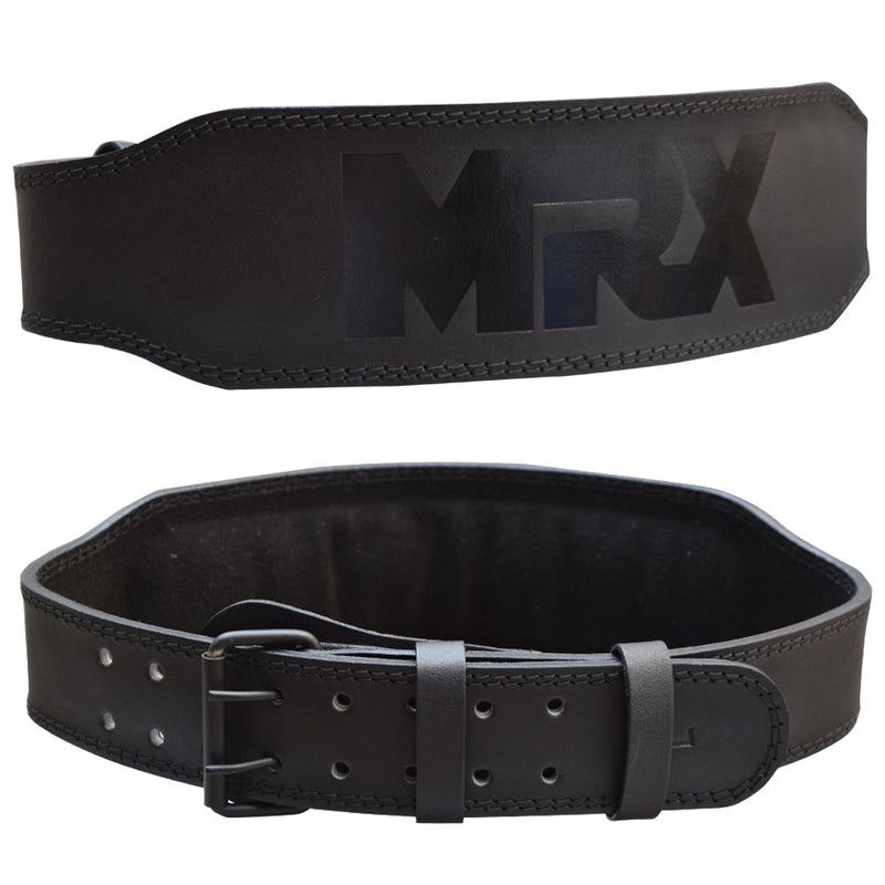 Load image into Gallery viewer, MRX - Weight Lifting Belt Leather 4 Inches Wide Back Support Powerlifting Belts for Men Women
