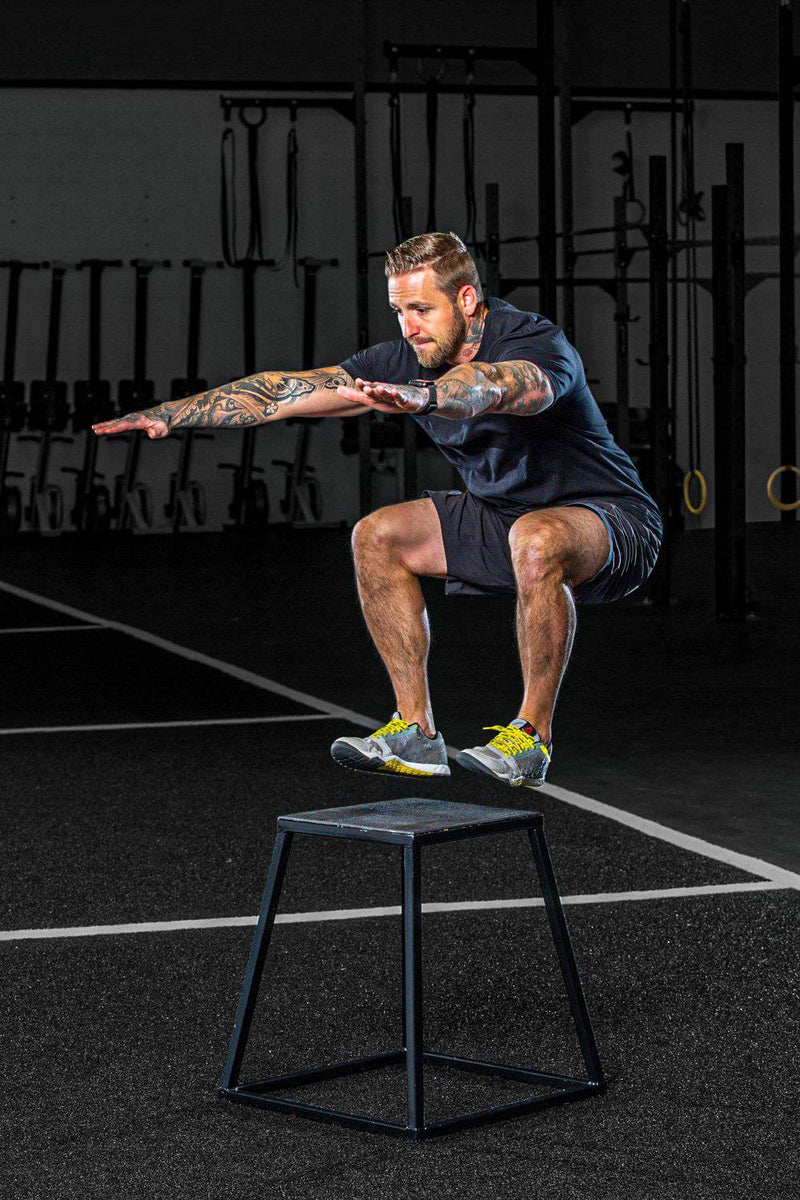 Load image into Gallery viewer, Steel Plyo Boxes – Heavy-Duty Plyometric Jump Platforms with Anti-Slip Rubber Top – Available in 12&quot;, 18&quot;, and 24&quot; Heights – Stackable, Stable, Built for Strength and Conditioning
