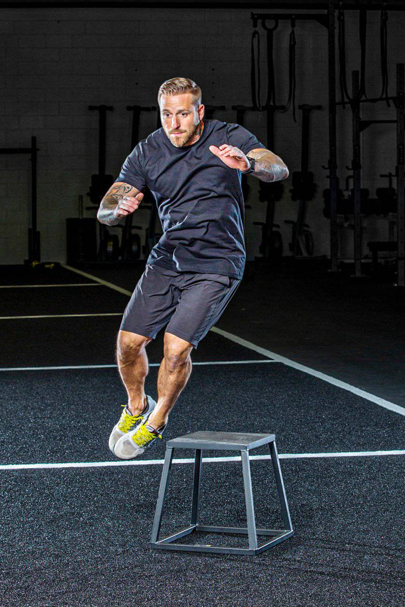 Load image into Gallery viewer, Steel Plyo Boxes – Heavy-Duty Plyometric Jump Platforms with Anti-Slip Rubber Top – Available in 12&quot;, 18&quot;, and 24&quot; Heights – Stackable, Stable, Built for Strength and Conditioning
