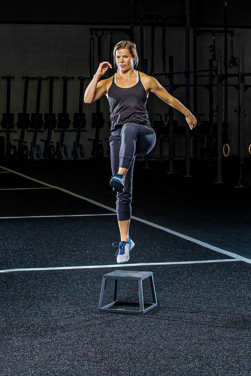 Load image into Gallery viewer, Steel Plyo Boxes – Heavy-Duty Plyometric Jump Platforms with Anti-Slip Rubber Top – Available in 12&quot;, 18&quot;, and 24&quot; Heights – Stackable, Stable, Built for Strength and Conditioning
