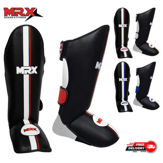 MRX - Kickboxing Shin Guards MMA Boxing Training - Protective Gear Men Women