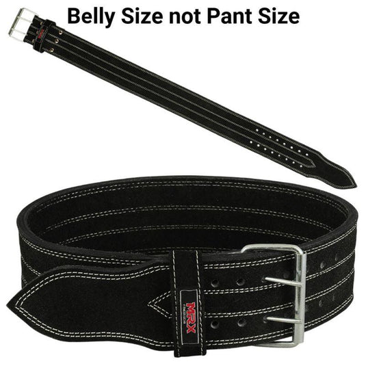 MRX - Quality Power Weight Lifting Leather Belt 4
