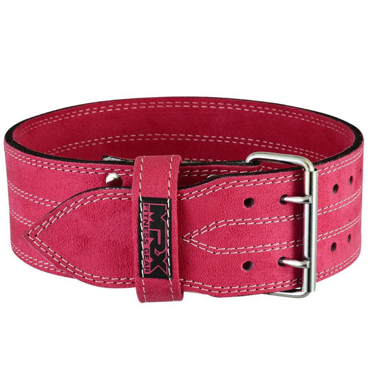 MRX - Power Weight Lifting Belts 4" Wide For Men & Women Pink