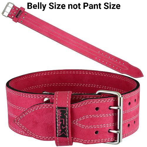 MRX - Powerlifting Belts Gym Workout Leather Belt 4