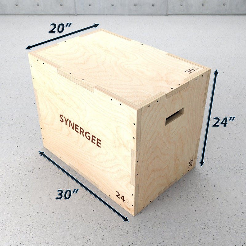 Load image into Gallery viewer, Synergee 3-in-1 Wood Plyo Boxes
