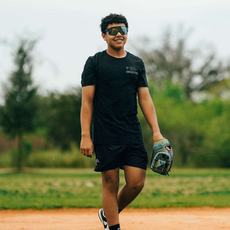 Load image into Gallery viewer, Elite Athletic Gear - FLARE - Stealth Black Polarized Sunglasses
