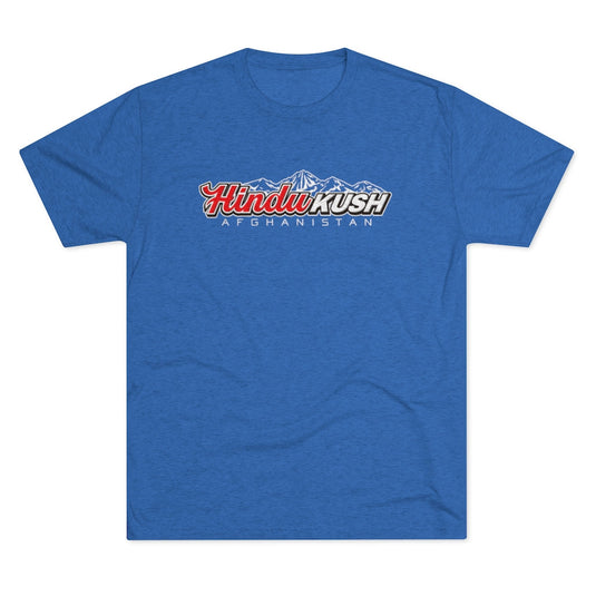 Ataclete - Royal Blue Hindu Kush Men's Tri-Blend Tee