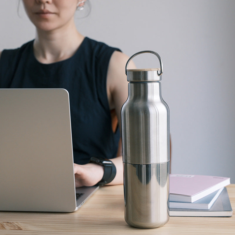 Load image into Gallery viewer, Klean Kanteen - 20oz Rise Reflect with Bamboo Cap
