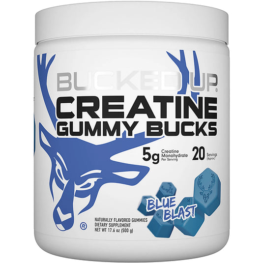 Bucked Up - Creatine Gummies - Blue Blast