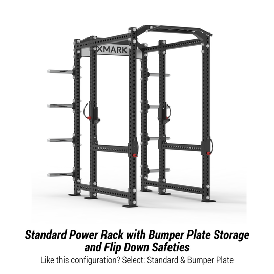 XMARK - Viper Power Rack with Storage & Flip Down Safeties
