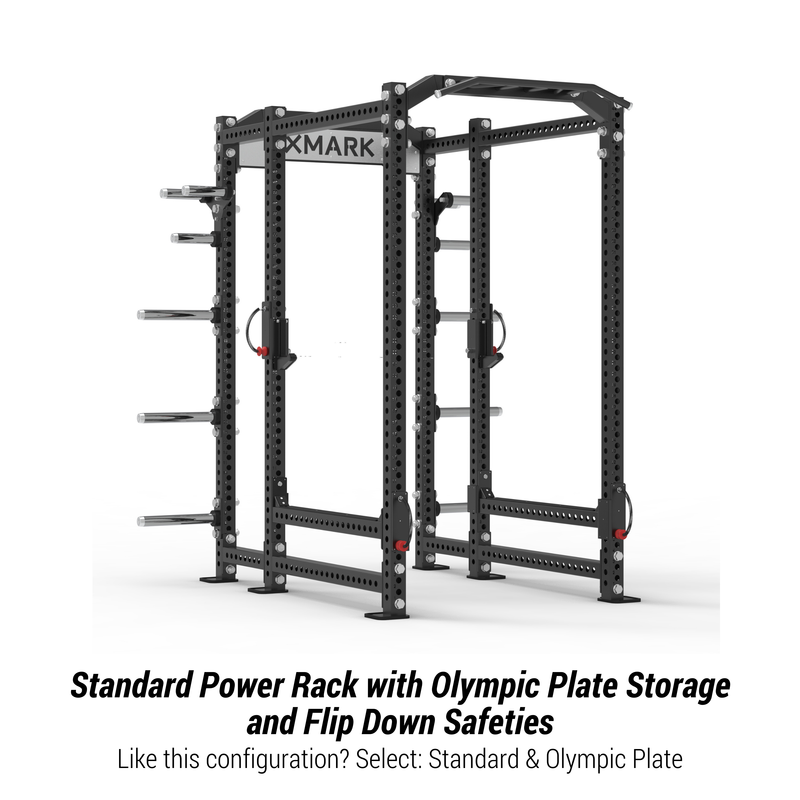 Load image into Gallery viewer, XMARK - Viper Power Rack with Storage &amp; Flip Down Safeties
